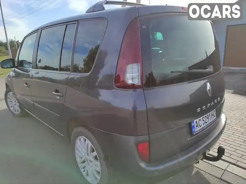 Мінівен Renault Espace 2010 2 л. Ручна / Механіка обл. Волинська, Нововолинськ - Фото 1/21