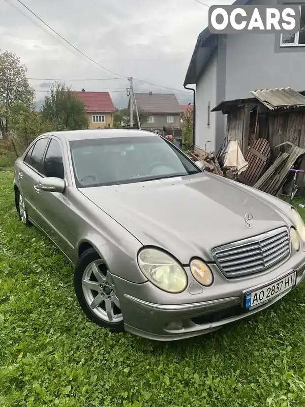 Седан Mercedes-Benz E-Class 2003 2.2 л. Автомат обл. Закарпатська, location.city.dubove - Фото 1/8