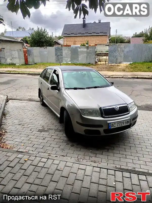 Універсал Skoda Fabia 2006 1.39 л. Ручна / Механіка обл. Волинська, Луцьк - Фото 1/4