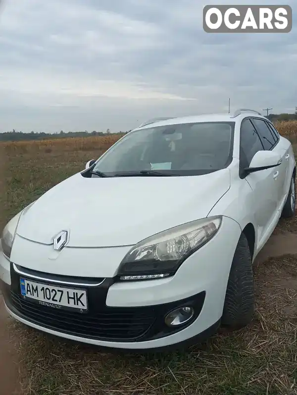 Універсал Renault Megane 2012 1.46 л. Ручна / Механіка обл. Житомирська, Бердичів - Фото 1/17