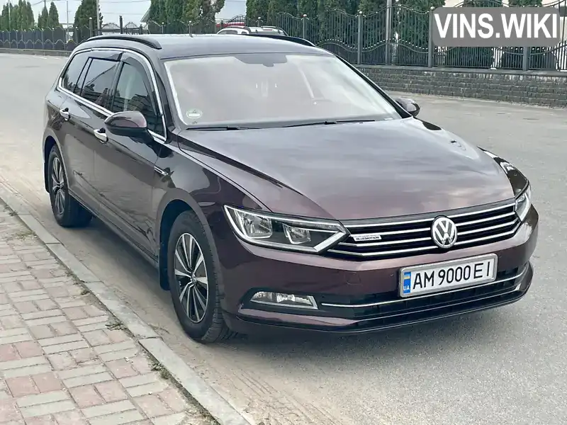 Універсал Volkswagen Passat 2016 1.97 л. Автомат обл. Житомирська, Житомир - Фото 1/21