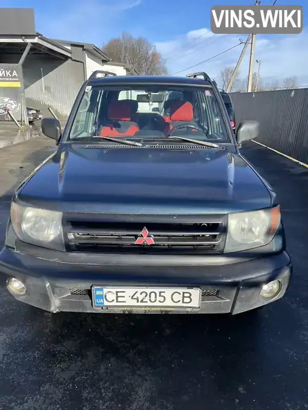 Внедорожник / Кроссовер Mitsubishi Pajero Pinin 2002 1.8 л. Ручная / Механика обл. Черновицкая, Миговое - Фото 1/13