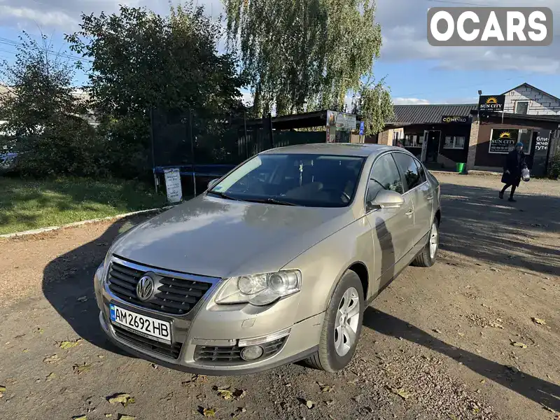 Седан Volkswagen Passat 2007 1.97 л. обл. Житомирська, Малин - Фото 1/16