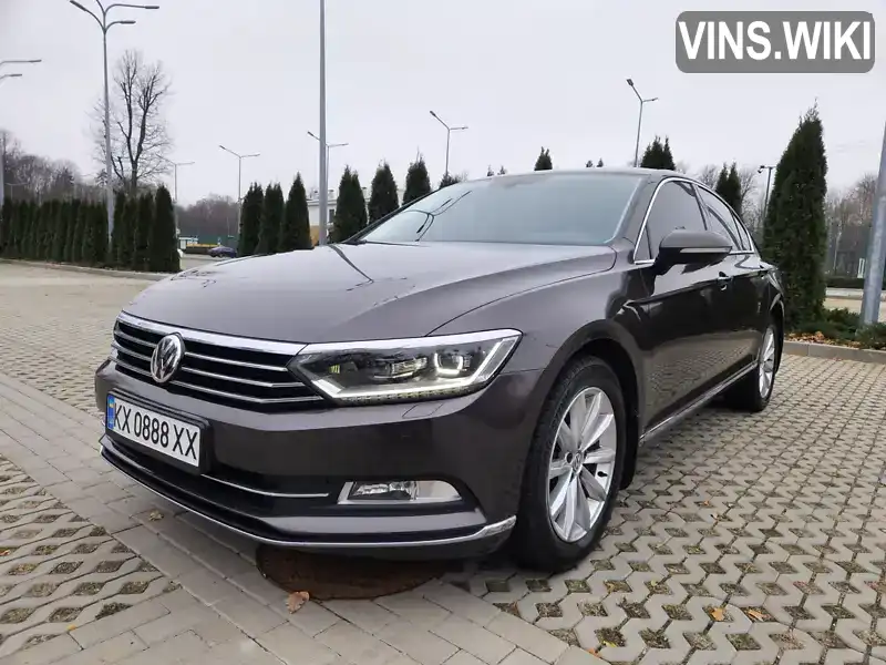 Седан Volkswagen Passat 2017 1.97 л. Автомат обл. Харьковская, Харьков - Фото 1/21