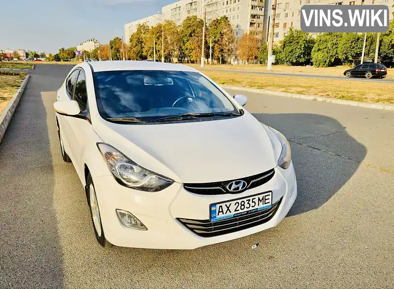 KMHDH41EBCU376361 Hyundai Elantra 2012 Седан 1.8 л. Фото 2