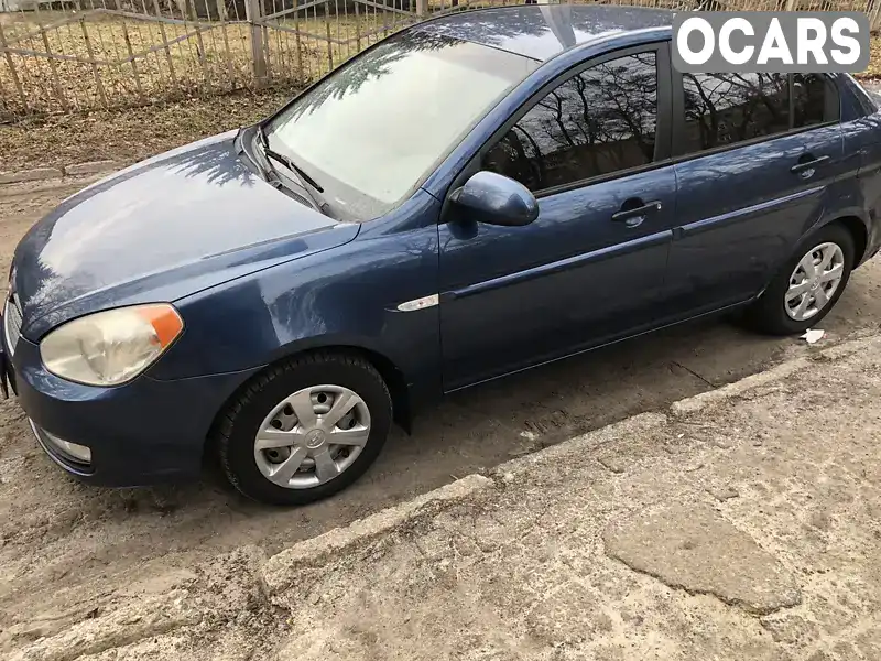 Седан Hyundai Accent 2006 1.4 л. Ручна / Механіка обл. Харківська, Харків - Фото 1/8