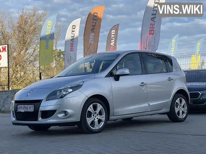 Мінівен Renault Scenic 2011 1.6 л. Ручна / Механіка обл. Житомирська, Бердичів - Фото 1/21