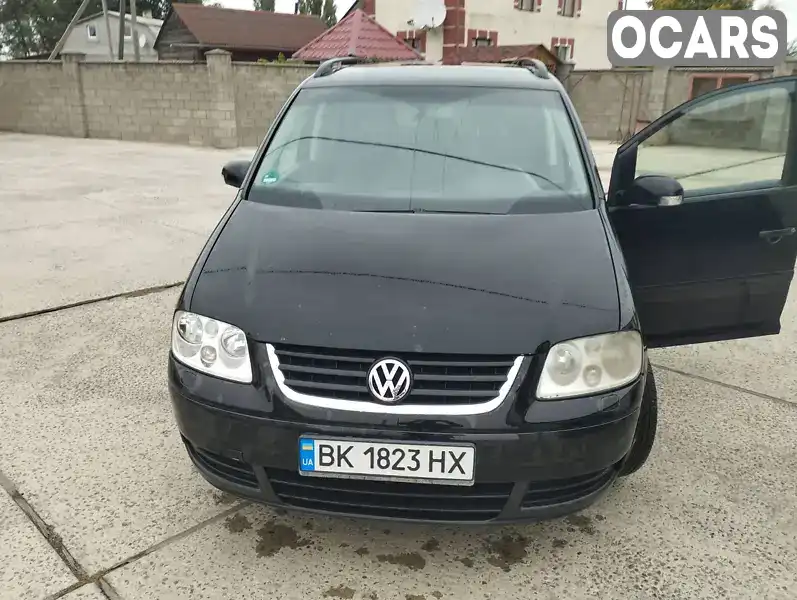 Мінівен Volkswagen Touran 2003 1.97 л. Ручна / Механіка обл. Рівненська, Дубровиця - Фото 1/15