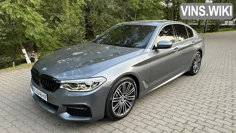 Седан BMW 5 Series 2017 2 л. Автомат обл. Закарпатська, Мукачево - Фото 1/21