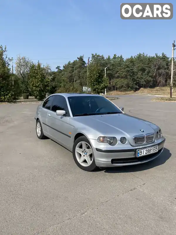 Купе BMW 3 Series 2002 1.8 л. Ручна / Механіка обл. Полтавська, Горішні Плавні (Комсомольськ) - Фото 1/9