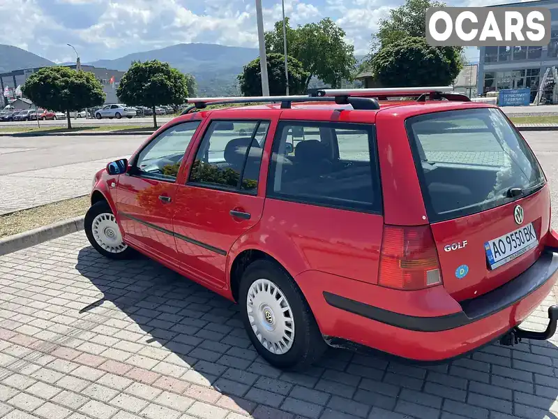 Універсал Volkswagen Golf 2000 1.39 л. Ручна / Механіка обл. Закарпатська, Тячів - Фото 1/21