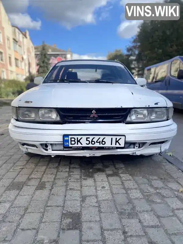 Седан Mitsubishi Galant 1989 2 л. Ручная / Механика обл. Ровенская, Ровно - Фото 1/9