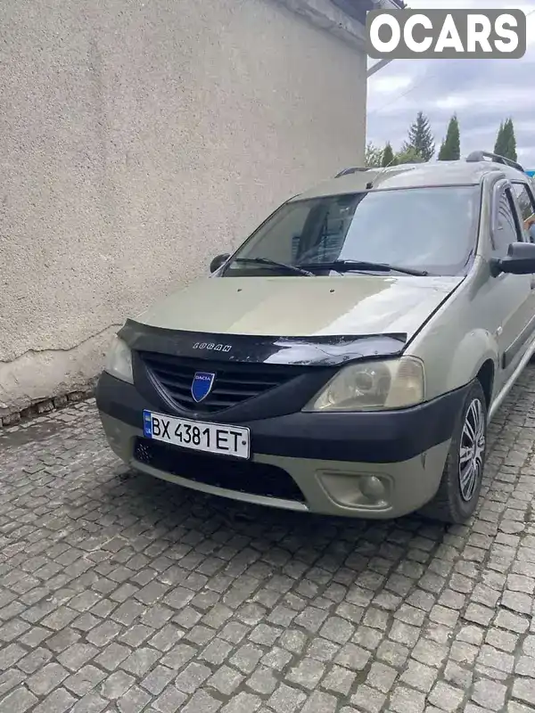 Седан Dacia Logan 2008 1.6 л. Ручна / Механіка обл. Хмельницька, Волочиськ - Фото 1/9