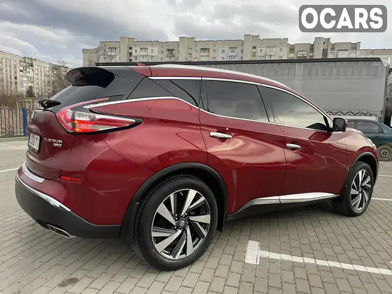 Позашляховик / Кросовер Nissan Murano 2017 3.5 л. Варіатор обл. Львівська, Дрогобич - Фото 1/21