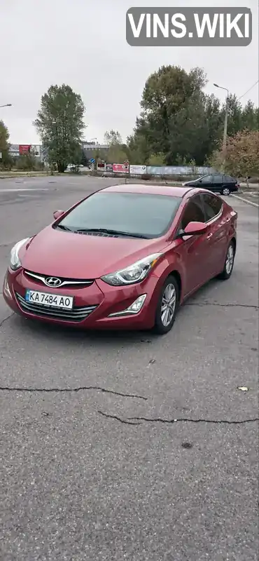 Седан Hyundai Elantra 2014 1.8 л. Автомат обл. Киевская, Киев - Фото 1/21