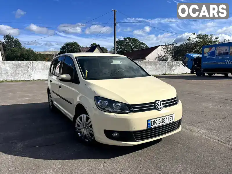 Мінівен Volkswagen Touran 2014 1.97 л. Автомат обл. Рівненська, Сарни - Фото 1/21