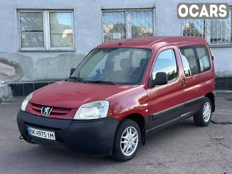 Мінівен Peugeot Partner 2005 1.87 л. Ручна / Механіка обл. Житомирська, Коростишів - Фото 1/21