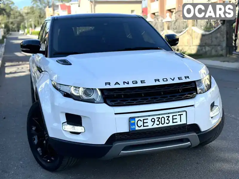 Внедорожник / Кроссовер Land Rover Range Rover Evoque 2012 2.18 л. Автомат обл. Черновицкая, Черновцы - Фото 1/21