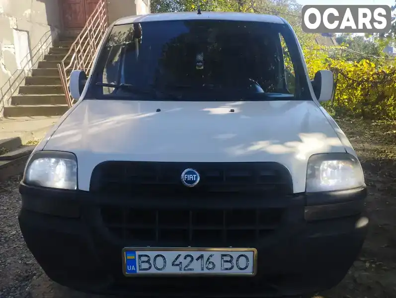 Мінівен Fiat Doblo 2003 1.91 л. Ручна / Механіка обл. Тернопільська, Збараж - Фото 1/21