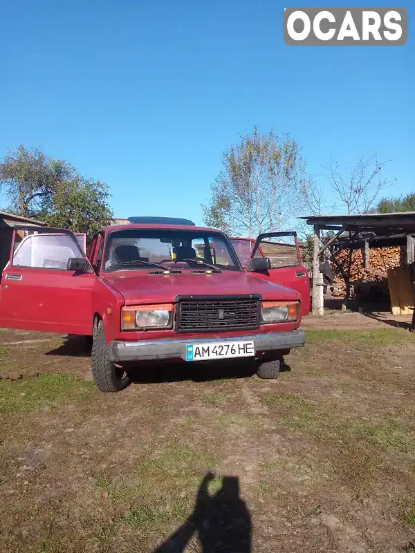 Седан ВАЗ / Lada 2107 1990 1.45 л. Ручна / Механіка обл. Житомирська, Овруч - Фото 1/17