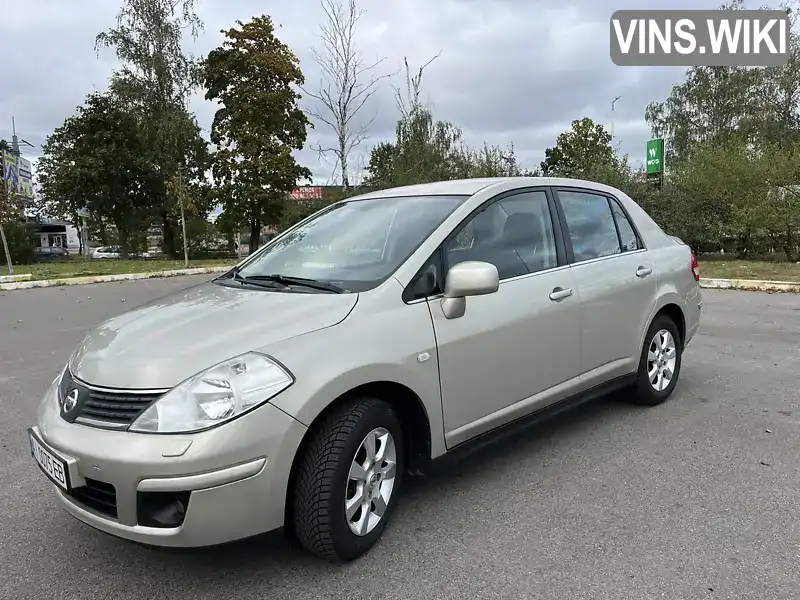 Седан Nissan TIIDA 2008 1.6 л. Ручная / Механика обл. Киевская, Буча - Фото 1/20