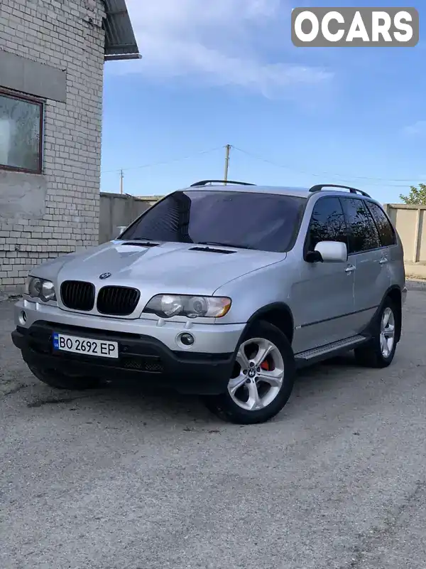 Позашляховик / Кросовер BMW X5 2003 3 л. Автомат обл. Тернопільська, Бучач - Фото 1/20