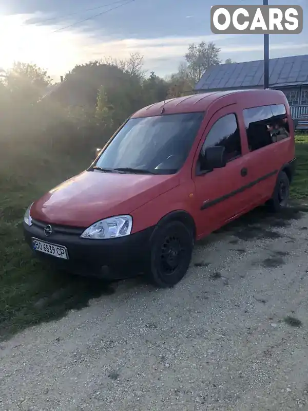 Минивэн Opel Combo 2002 1.7 л. Ручная / Механика обл. Тернопольская, Подволочиск - Фото 1/10