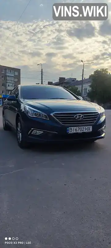 Седан Hyundai Sonata 2015 2 л. Автомат обл. Полтавська, Кременчук - Фото 1/7