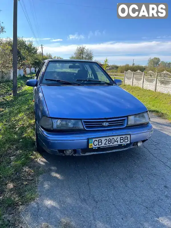 Седан Hyundai Pony 1993 1.5 л. Ручна / Механіка обл. Житомирська, location.city.dovbysh - Фото 1/11