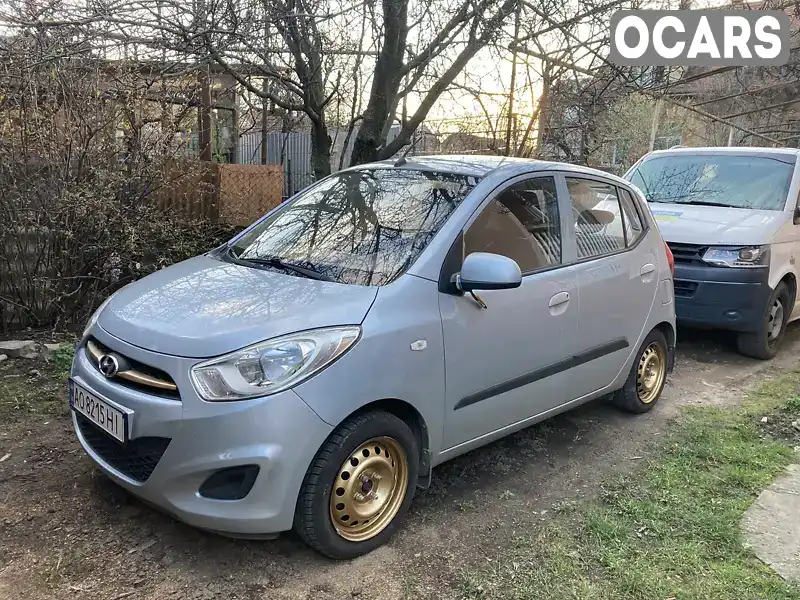 Хетчбек Hyundai i10 2013 1.09 л. Ручна / Механіка обл. Закарпатська, Мукачево - Фото 1/3