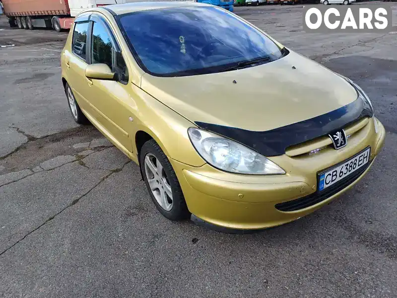 Хетчбек Peugeot 307 2001 2 л. Ручна / Механіка обл. Чернігівська, Чернігів - Фото 1/11