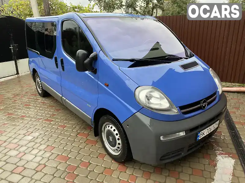 Мінівен Opel Vivaro 2002 1.9 л. Ручна / Механіка обл. Рівненська, Рівне - Фото 1/13