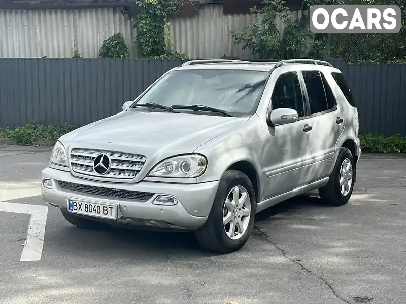 Внедорожник / Кроссовер Mercedes-Benz M-Class 2004 2.69 л. Автомат обл. Хмельницкая, Каменец-Подольский - Фото 1/17