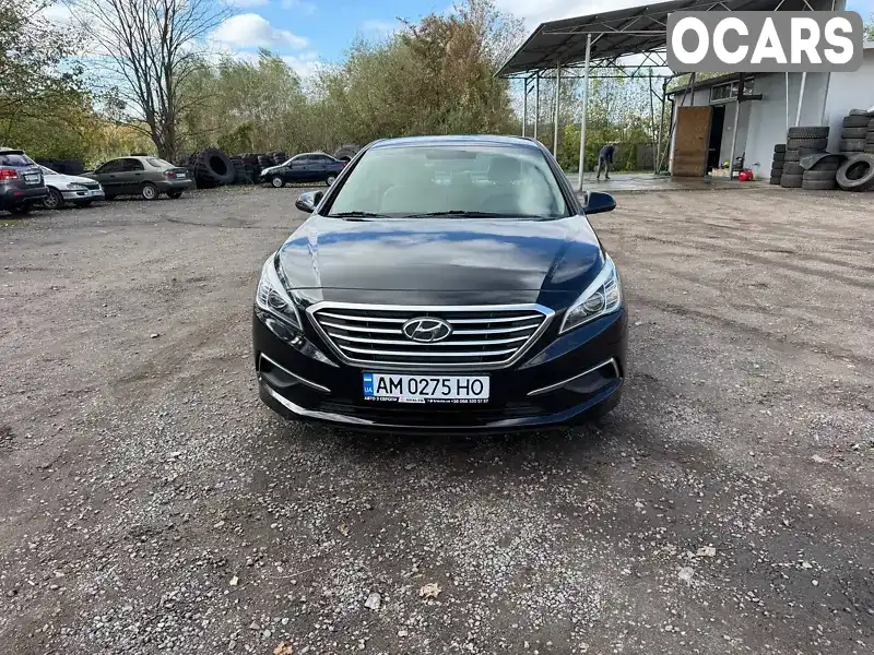 Седан Hyundai Sonata 2016 2.36 л. Автомат обл. Житомирская, Бердичев - Фото 1/21