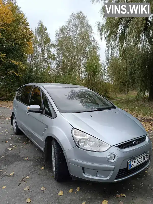 Мінівен Ford S-Max 2007 2 л. Ручна / Механіка обл. Житомирська, Звягель - Фото 1/15