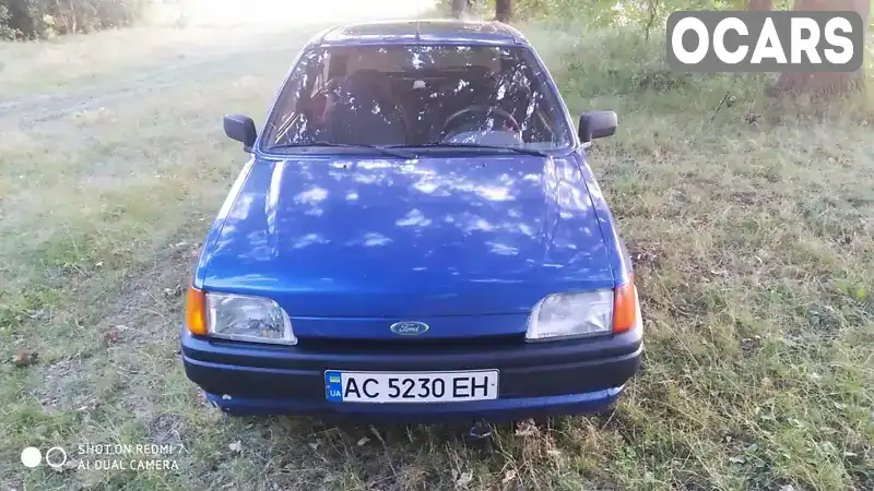 Хетчбек Ford Fiesta 1990 1.1 л. Ручна / Механіка обл. Волинська, location.city.kolky - Фото 1/7