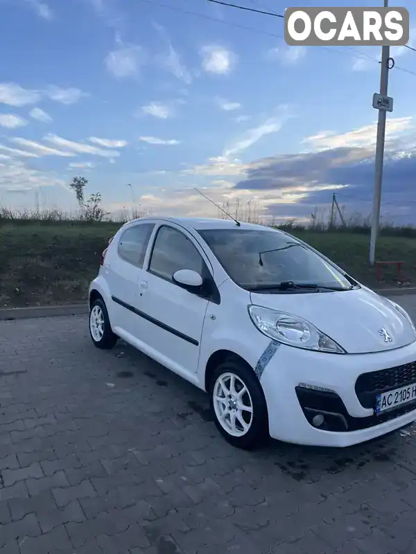 Хетчбек Peugeot 107 2012 1 л. Робот обл. Волинська, Луцьк - Фото 1/13