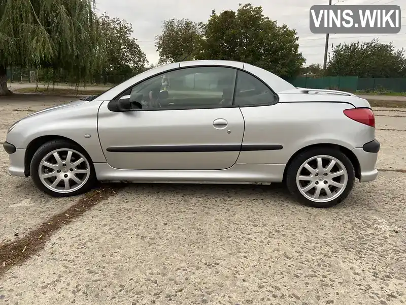 Кабріолет Peugeot 206 2002 null_content л. Ручна / Механіка обл. Вінницька, Ладижин - Фото 1/14