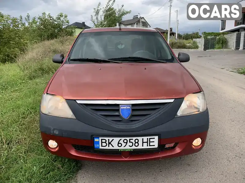 Седан Dacia Logan 2007 1.4 л. Ручна / Механіка обл. Рівненська, Рівне - Фото 1/11