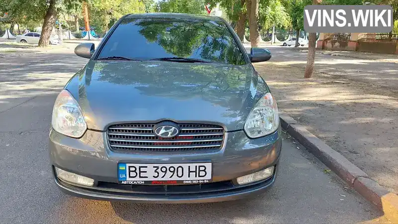 Седан Hyundai Accent 2008 1.4 л. Ручна / Механіка обл. Миколаївська, Миколаїв - Фото 1/9