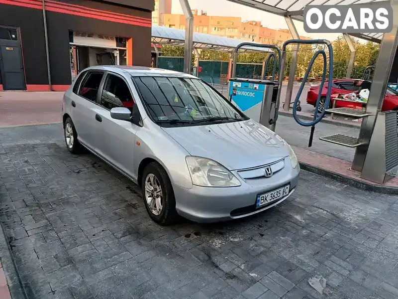 Хэтчбек Honda Civic 2002 1.69 л. Ручная / Механика обл. Ровенская, Ровно - Фото 1/21