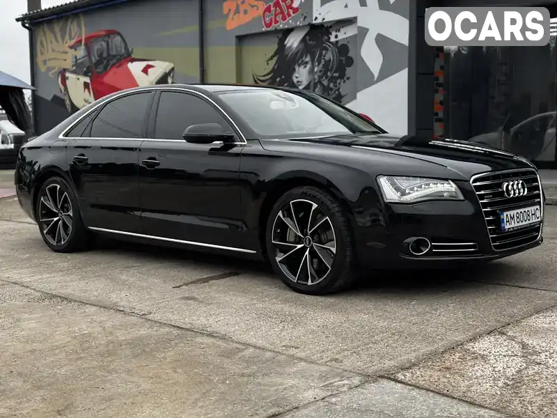 Седан Audi A8 2011 4.2 л. Автомат обл. Житомирська, Житомир - Фото 1/21