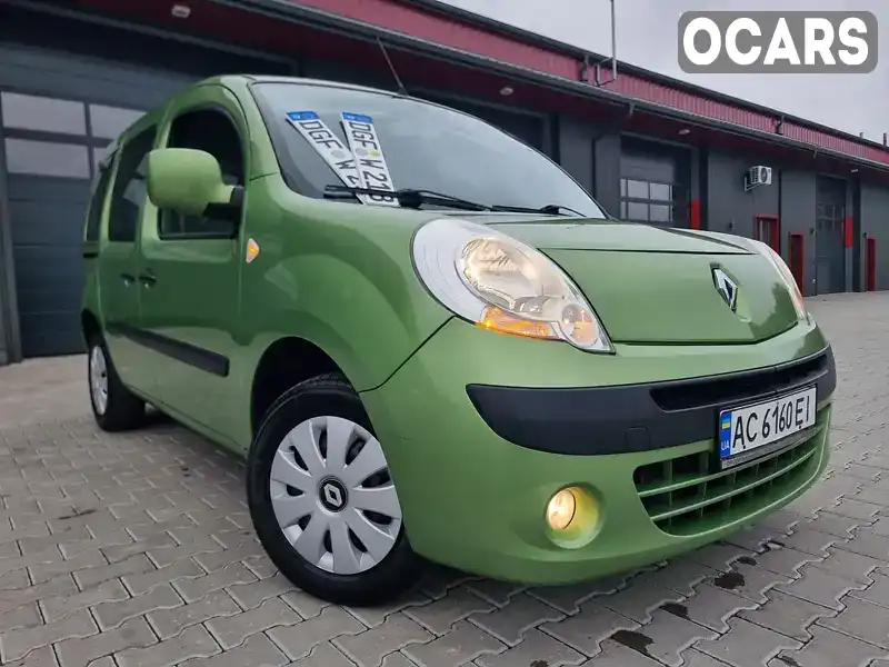 Мінівен Renault Kangoo 2009 1.46 л. Ручна / Механіка обл. Волинська, Стара Виживка - Фото 1/21