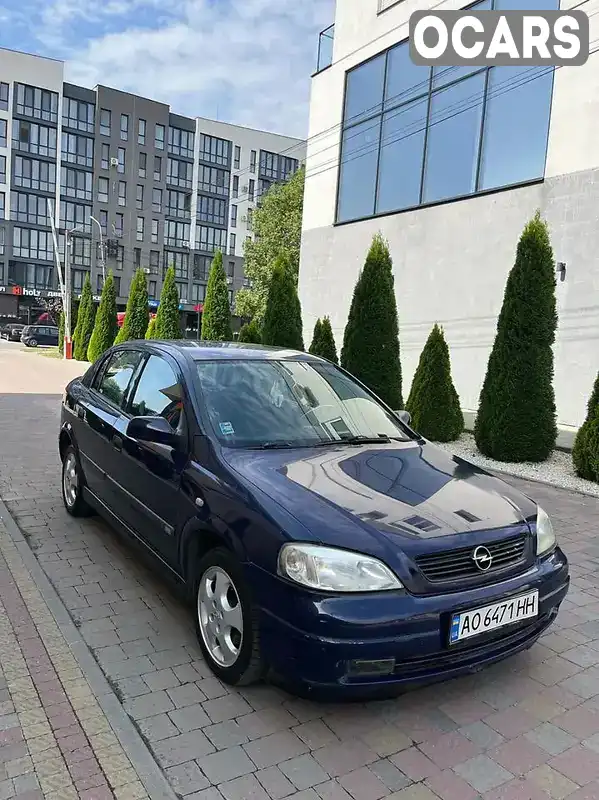 Хетчбек Opel Astra 2001 1.39 л. Ручна / Механіка обл. Закарпатська, Ужгород - Фото 1/3