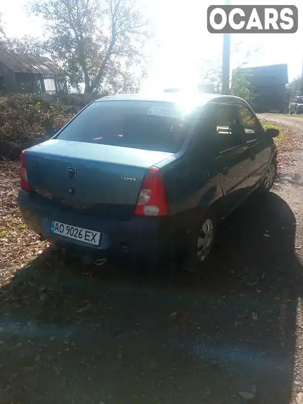 Седан Dacia Logan 2008 1.6 л. Ручна / Механіка обл. Закарпатська, Ужгород - Фото 1/7