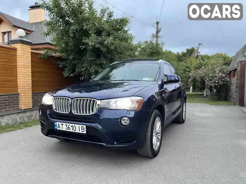 Позашляховик / Кросовер BMW X3 2016 2 л. Автомат обл. Івано-Франківська, Коломия - Фото 1/21