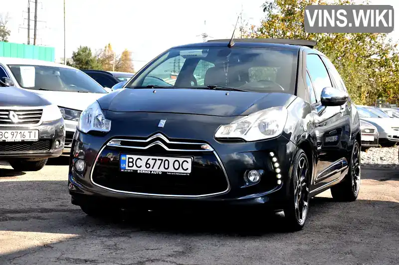 Кабриолет Citroen DS3 2013 1.56 л. Робот обл. Львовская, Львов - Фото 1/21