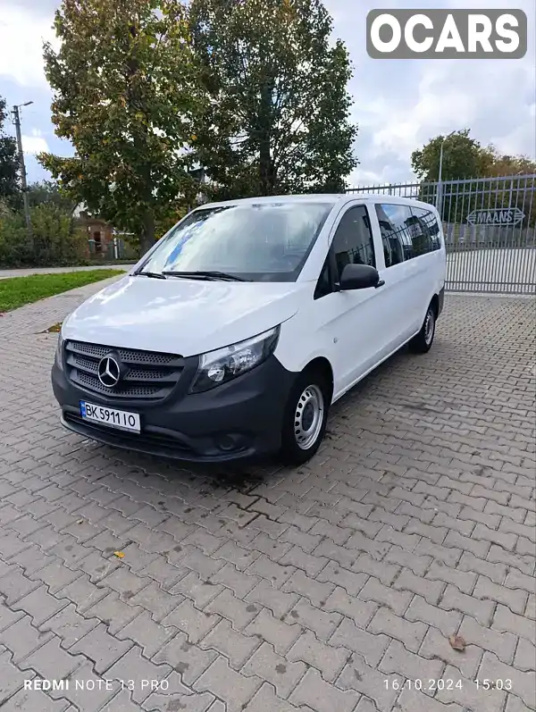 Мінівен Mercedes-Benz Vito 2017 1.6 л. Ручна / Механіка обл. Рівненська, Здолбунів - Фото 1/20