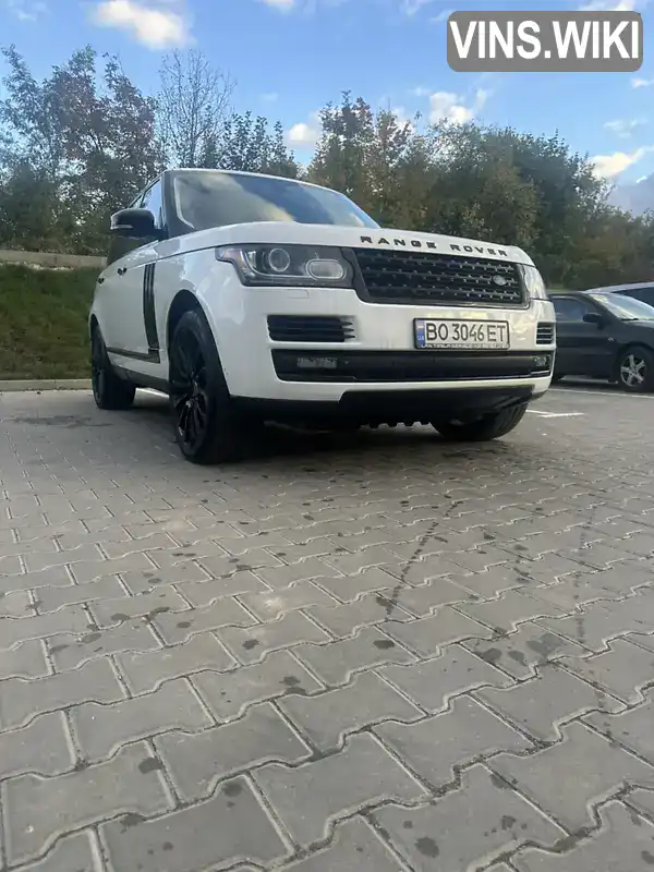 Внедорожник / Кроссовер Land Rover Range Rover 2014 3 л. Автомат обл. Тернопольская, Тернополь - Фото 1/21