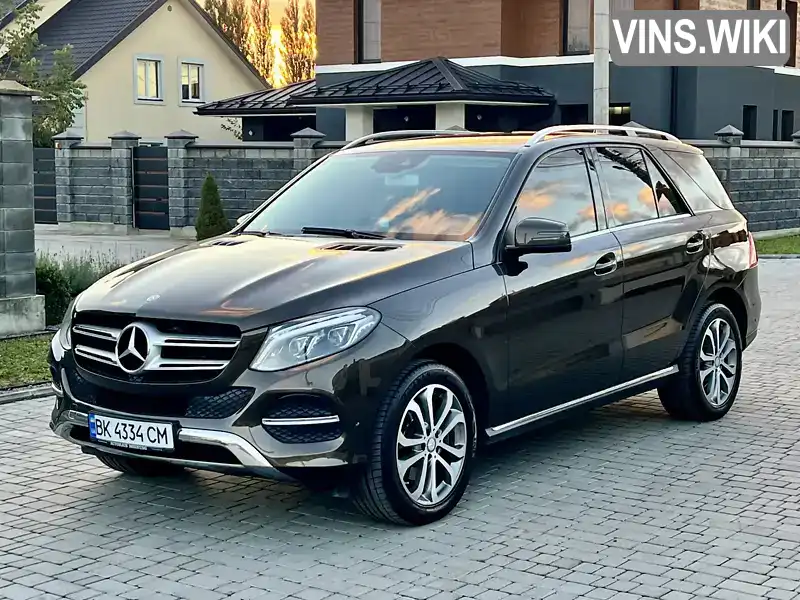 Позашляховик / Кросовер Mercedes-Benz GLE-Class 2016 2.99 л. Автомат обл. Рівненська, Рівне - Фото 1/21